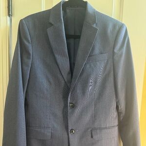 J.FERRAR SLIM DENIM LOOK SUIT